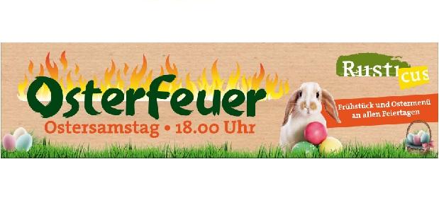 Osterfeuer am Rusticus